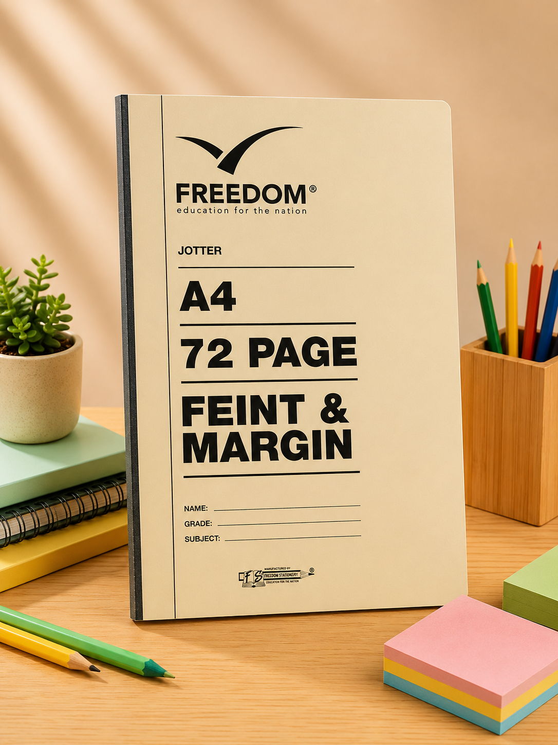 Freedom College - Exercise Book A4
