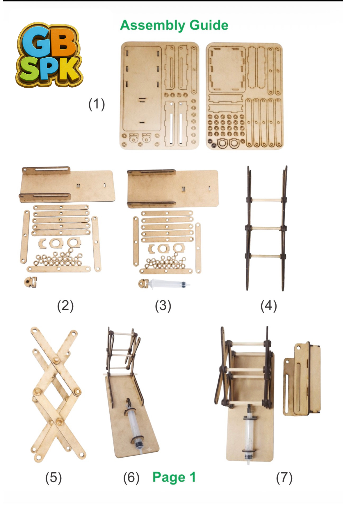 Hydraulic Lift - School Project Kit