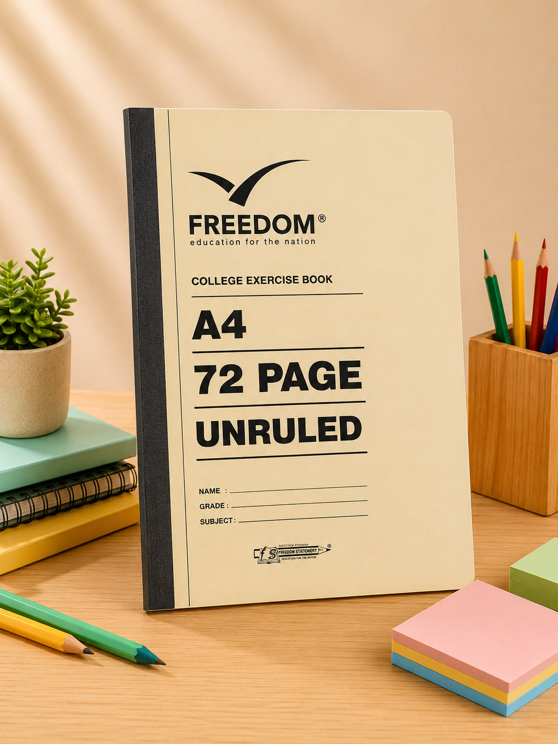 Freedom College - Exercise Book A4
