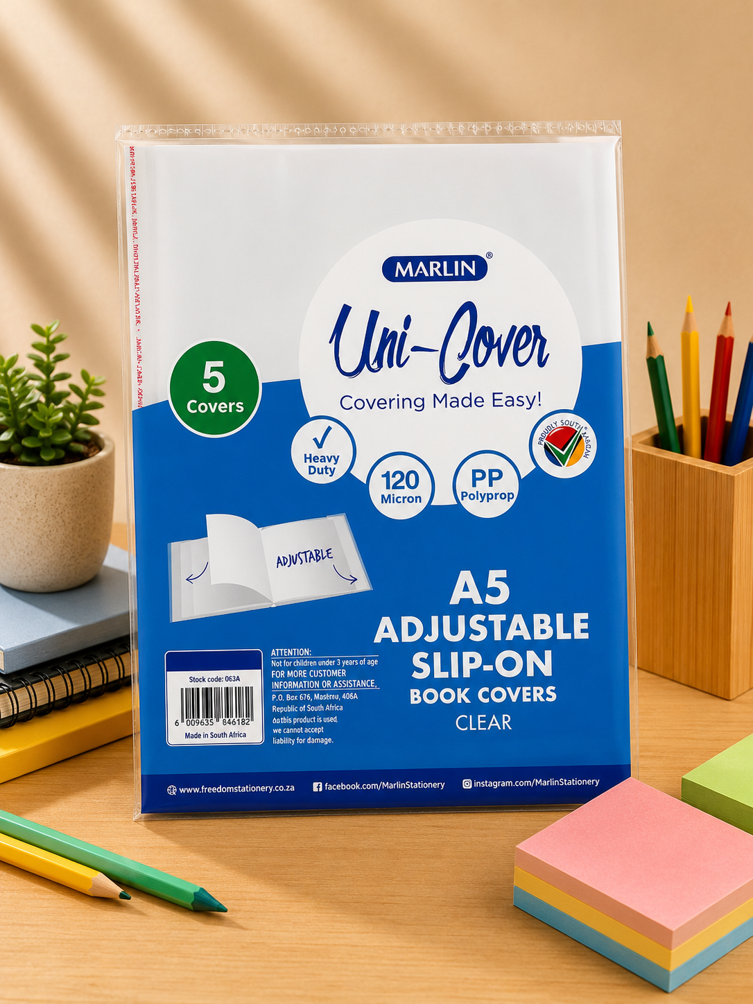 Uni - Cover Adjustable Slipons A5