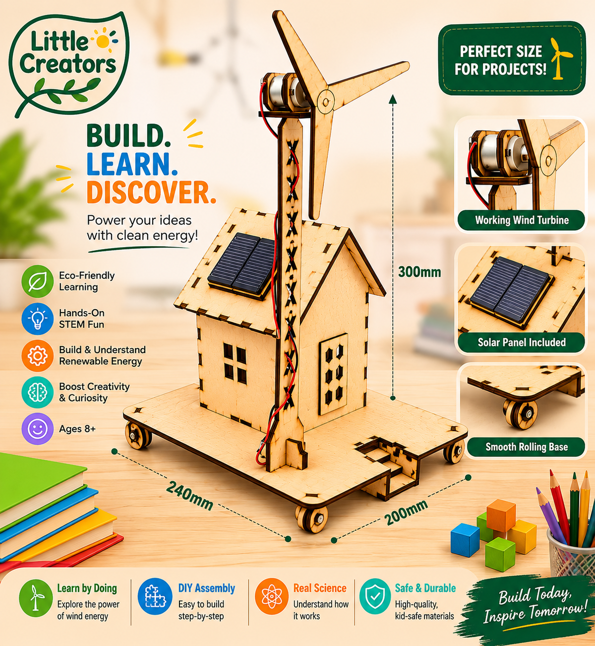 House - Solar & Wind Mill