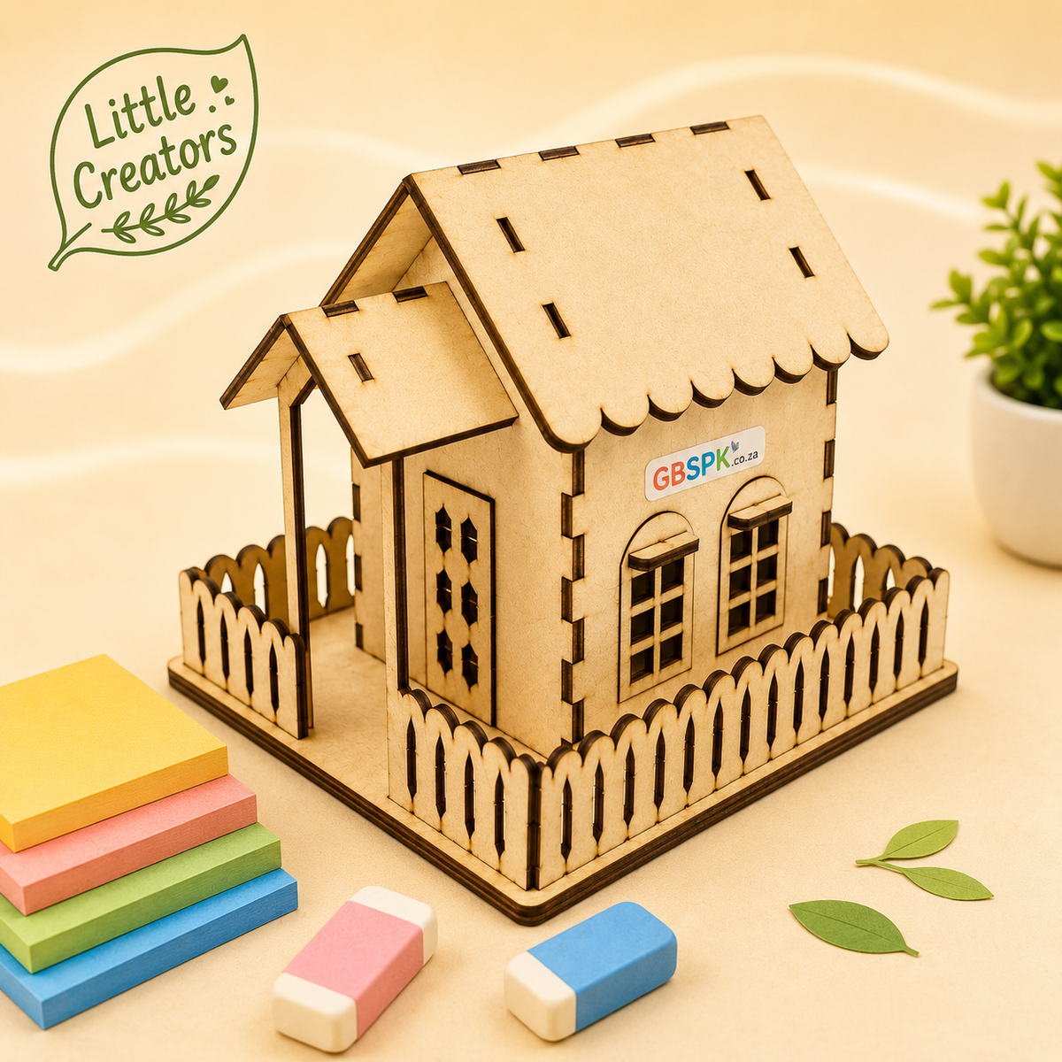 Wooden House - School Project Kit