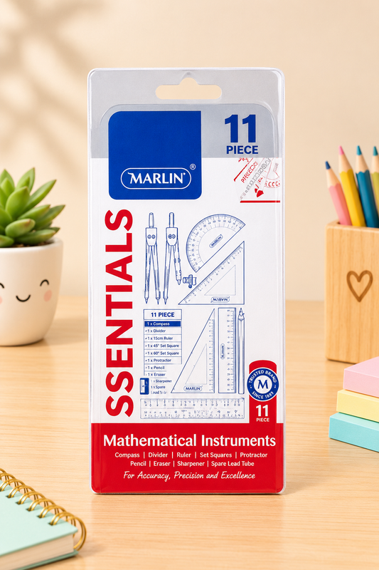 Marlin | 11 Pcs - Mathematical Instruments Set