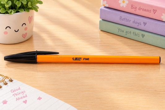 Big Fine Black Ballpoint Pen
