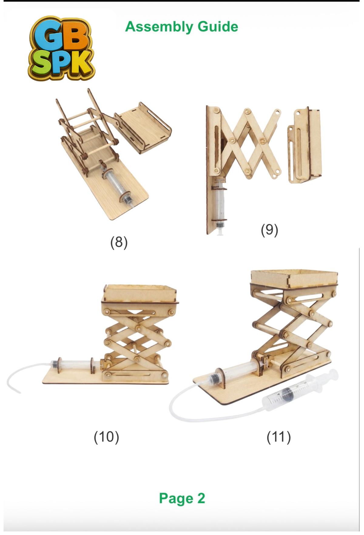 Hydraulic Lift - School Project Kit