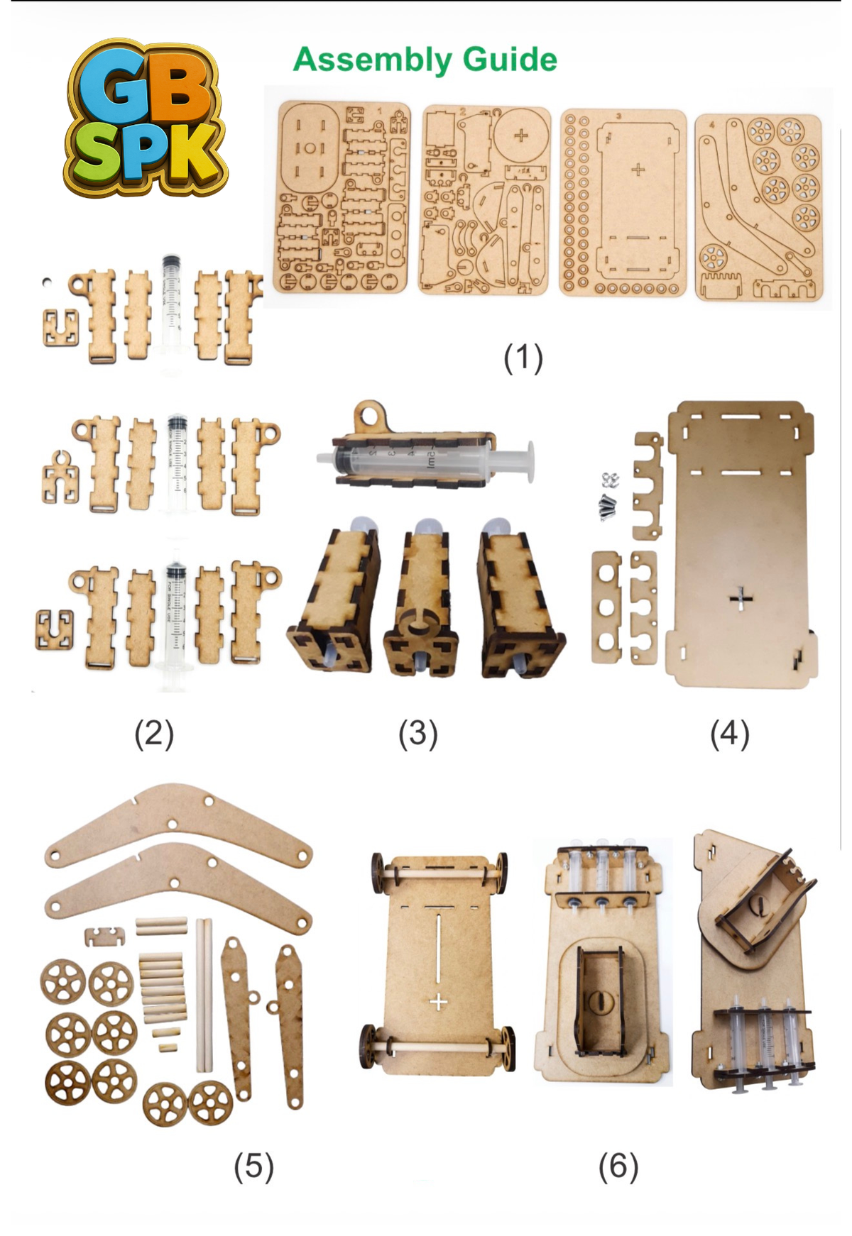Excavator Crane Standard - School Project Kit